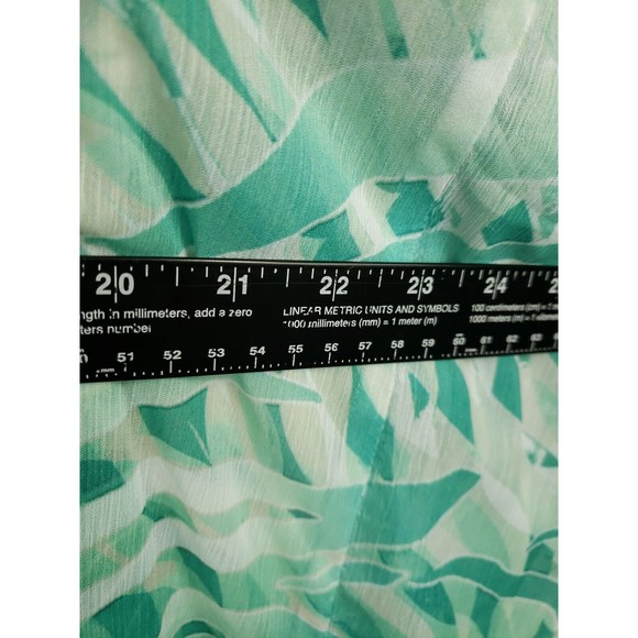 G collection womens green top size XL layered - Picture 7 of 10